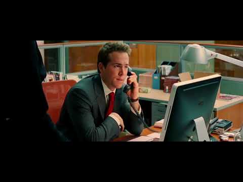 Office finale: a sprint through doors as the score swells into strings and piano