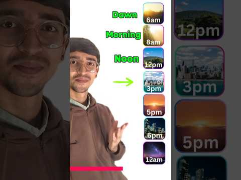 Do you really know the difference between dawn and dusk? #english #vocabulary #newwords