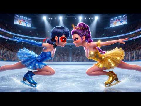 EPIC ICE BATTLE 😱 Ladybug vs Rumi GOLD! ❄️ Figure Skating Clash | Who Wins? | Miraculous vs KPDH