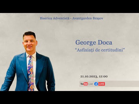Asfixiați de certitudini - George Doca