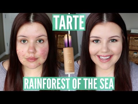 First Impressions | Tarte Rainforest of the Sea Water Foundation (Acne/Scarring) Video