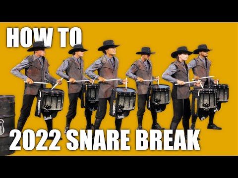 How to play Troopers 2022 Snare Break - DCI 2022