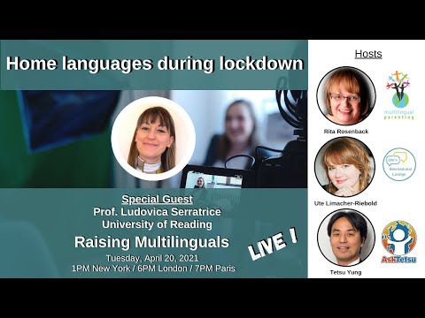 S20: Prof. Ludovica Serratrice - Home languages during lockdown