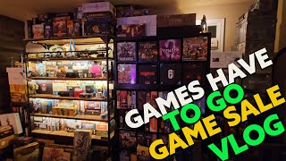 THESE BOARD GAMES NEED TO GO, GAME SALE VLOG January 2025