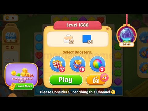 Matchington Mansion Level 1688, Level 1689 & Level &1690 - iOS/Android