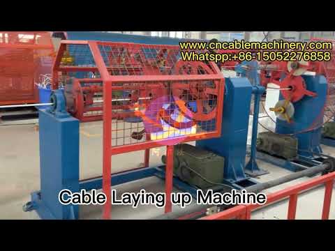 Large Size Cables Electrical Power Copper Wire Cable Stranding Making Underground Laying up Machine