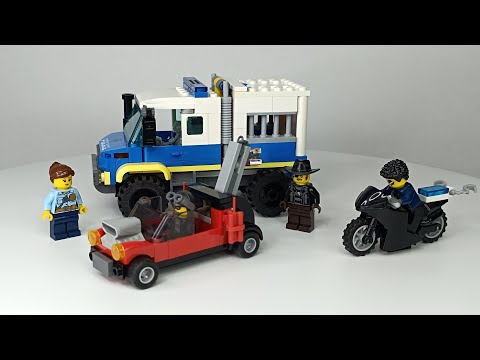 Lego City 60276 Police Prisoner Transport Speed Build Review ASMR