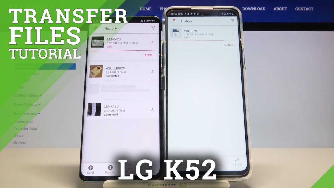 How to Transfer Data from Android Phone to LG K52?