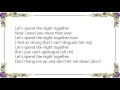 Claudine Longet - Let's Spend the Night Together Lyrics