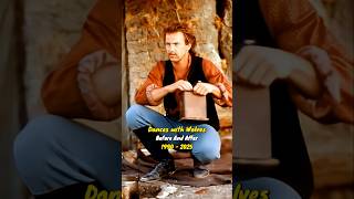 Dances with Wolves (1990) – Then and Now!  #evolution #danceswithwolves #shorts