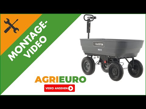 Montage-Video Akku-Schubkarre BlackStone WB4-D mit Rädern - 24V/12Ah Akku