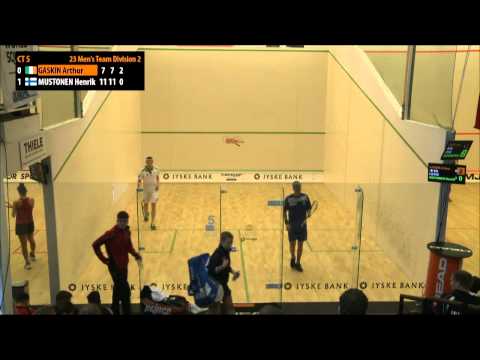 European Team Squash Championships 2015 Court 5 Day 4