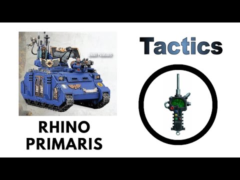 Rhino Primaris: Rules, Review and Tactics - Warhammer Legends Space Marine Command Tanks Strategy