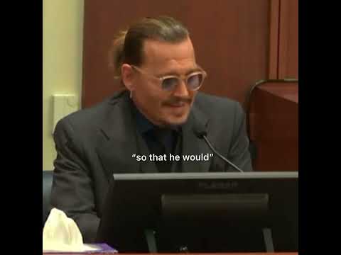 Johnny Depp running circles around the Prosecutor during the Amber Heard trial thumnail