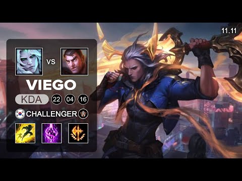Viego Top vs Jayce - KR Challenger Patch 11.11