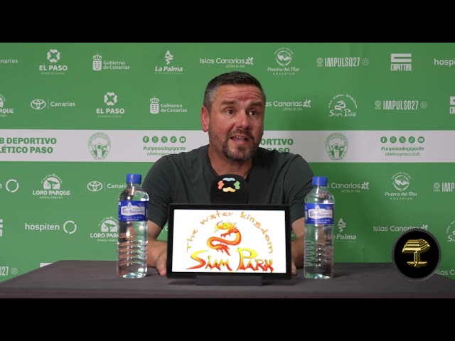 Rueda de prensa tras el derbi Atlético Paso y Mensajero