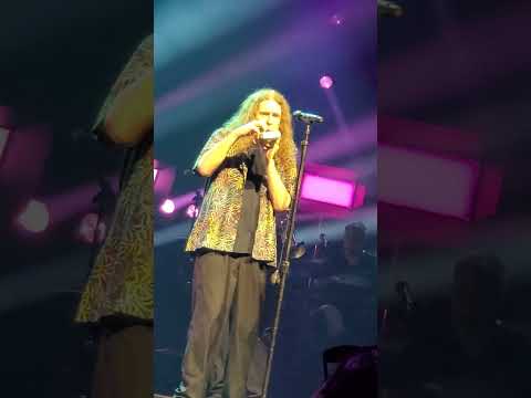 Weird Al Yankovic covers Paul Simon's song "You can call me Al" at the Venetian Casino and hotel.
