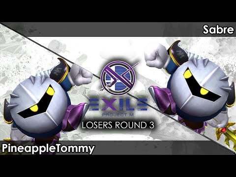 Project M: PineappleTommy (Meta Knight) V Sabre (Meta Knight) - Exile 101 Tournament SSBPM