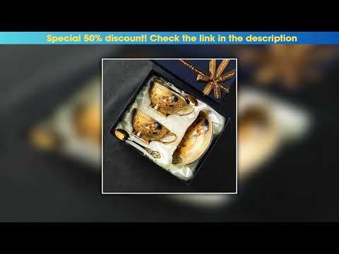 Get European-style coffee cup dish bone China high-value gift box set gift ceramic cup tea set afte