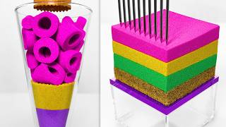 Very Satisfying and Relaxing 365 Kinetic Sand ASMR