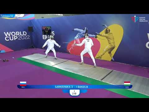 Sirius Epee 2022, ME Ind T32 Bakos HUN - Sarkisyan RUS