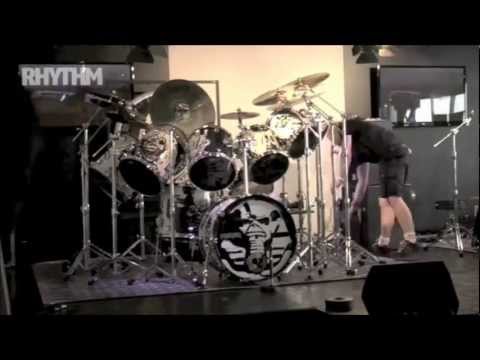 Iron Maiden's. Nicko McBrain's Drum Tech's Interview 2011tour !.wmv