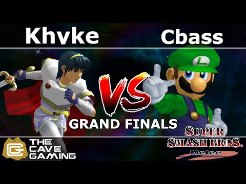 Khryke (Marth) VS. Cbass (Luigi) GRAND FINALS - The Cave Melee Singles