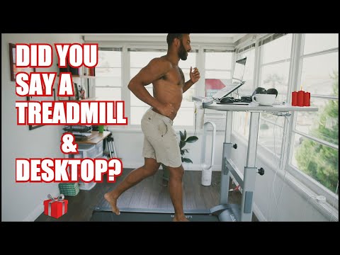 How To Use A Treadmill Desk &amp; Actually Get Work Done [10000 Steps]
