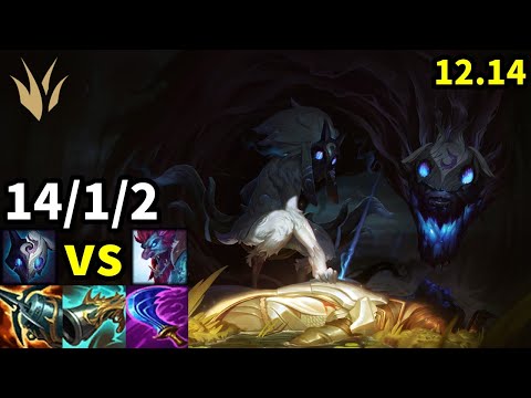 Kindred Jungle vs Trundle - KR Master | Patch 12.14