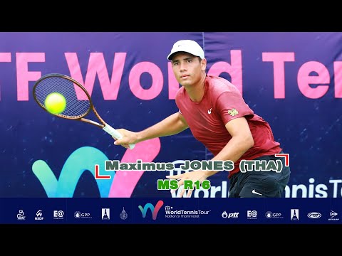 Thailand - ITF Men's Tennis Tour  MS R16 - Maximus JONES (THA) vs Yuttana CHAROENPHON (THA)