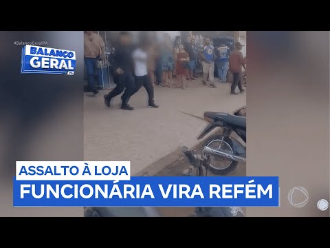 Assalto em loja de Pacajá (PA) termina com refém libertada e suspeito detido