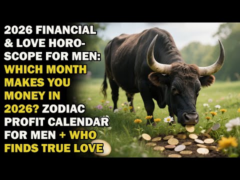 2026 Financial & Love Horoscope for Men: Which Month Makes You Money in 2026?