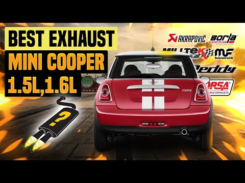 Mini Cooper Exhaust Sound 1.6L 1.5L 🔥 Upgrade,Mods,Flames,Review,Borla,Magnaflow,Akrapovic,Remus+