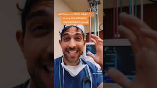 Marijuana during pregnancy- does THC pass to the baby? #shorts