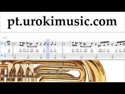 Tutorial de Tuba Super Mario Bros - Theme Tablatura um-a372