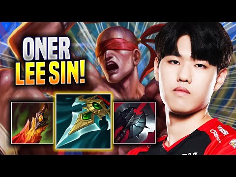 ONER CRAZY GAME WITH LEE SIN! - T1 Oner Plays Lee Sin JUNGLE vs Rek'sai! | Preseason 2023