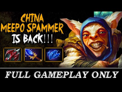 in the new year, CHINA MEEPO SPAMMER IS BACK !!!! - Full Gameplay Meepo #293