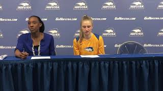 Hofstra Postgame Press Conference vs. Northeastern