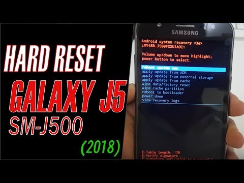 Samsung Galaxy J5 Hard Reset [Step By Step Video 2018..!]