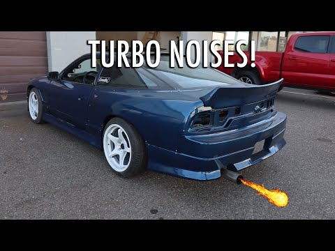 240sx gets new EXHAUST (sounds perfect)