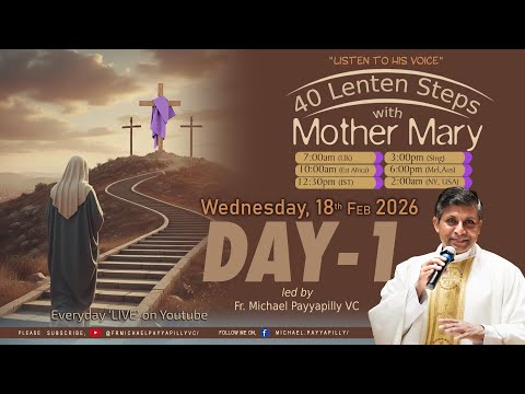 Listen to His Voice - 40 Lenten Steps with Mother Mary - Step 1