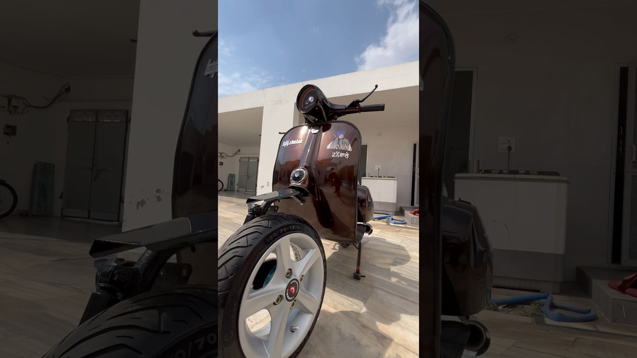 new Bajaj Chetak modify￼😍scooter🚀#modifiedguru