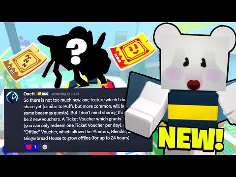 BEESMAS REVEALED! NEW MOB, NEW OFFLINE & TICKET VOUCHERS, ADMIN ABUSE NEWS! (Bee Swarm Simulator)