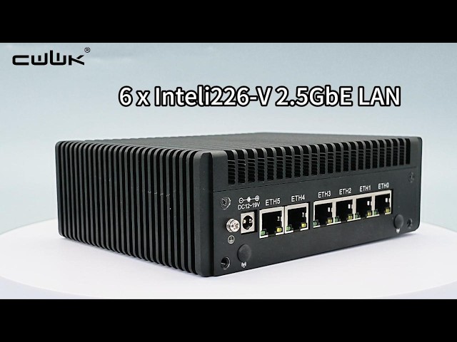 Vídeo relacionado con CWWK Mini PC Fanless Industrial i5-8250U 4C/8T, 2X RS232/RS485 COM, 2 x Gigabit LAN, Micro Embedded Computer Box, DDR4 8GB RAM 256GB NVMe SSD, SIM, SATA, mPCIe, HD, VGA, 6USB