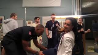 Station 19 & Greys Anatomy Casts dancing video