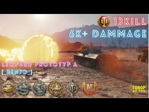 Leopard Prototyp A - 13 Kill from [_benjo_ ] on Tundra - World of Tanks Gameplay