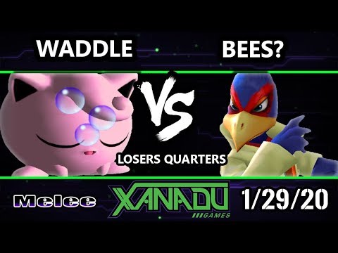 S@X 339 SSBM - Waddle (Jigglypuff) Vs. Bees? (Falco) Smash Melee Losers Quarters