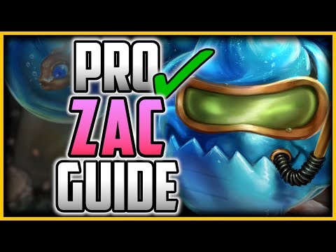HOW TO PLAY ZAC LIKE A PRO IN 17 MINUTES - ZAC Jungle Commentary Guide - League of Legends