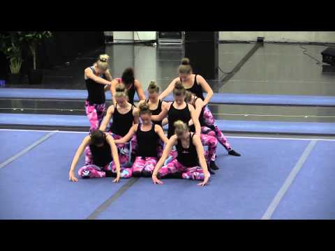 Teamgym Greve NM 2014 Prøvetræning