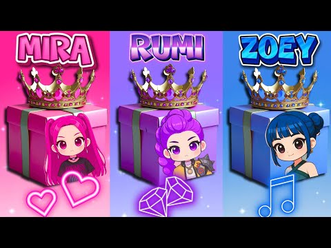 CHOOSE YOUR GIFT...!!! 🎁 Kpop Demon Hunter Edition #3 🎤 || Pink, Purple vs Blue 💖💜💙 #wouldyourather 